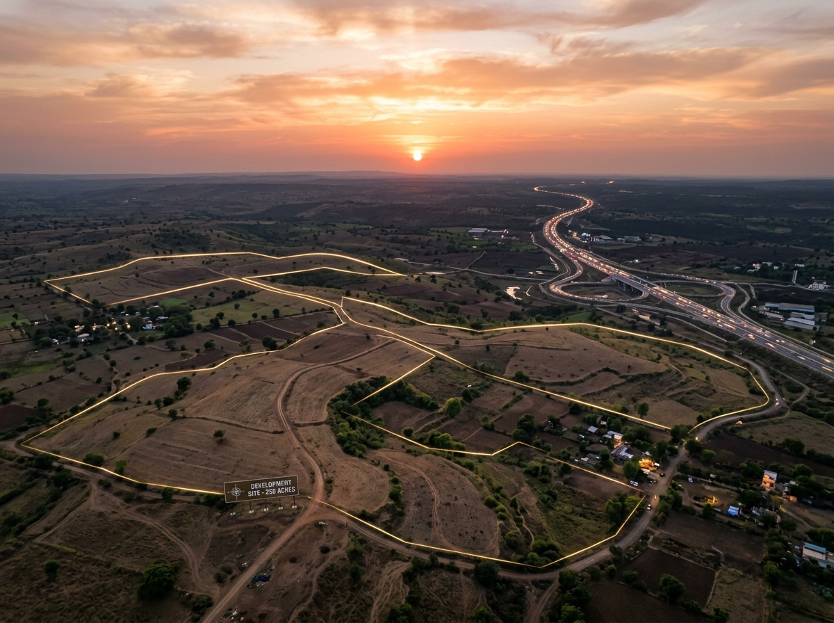 NA Development Land Survey along Infrastructure Expressway